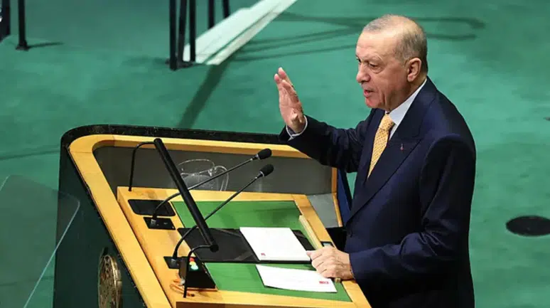 Cumhurbaşkanı Erdoğan, BM İklim Zirvesi'nde konuştu