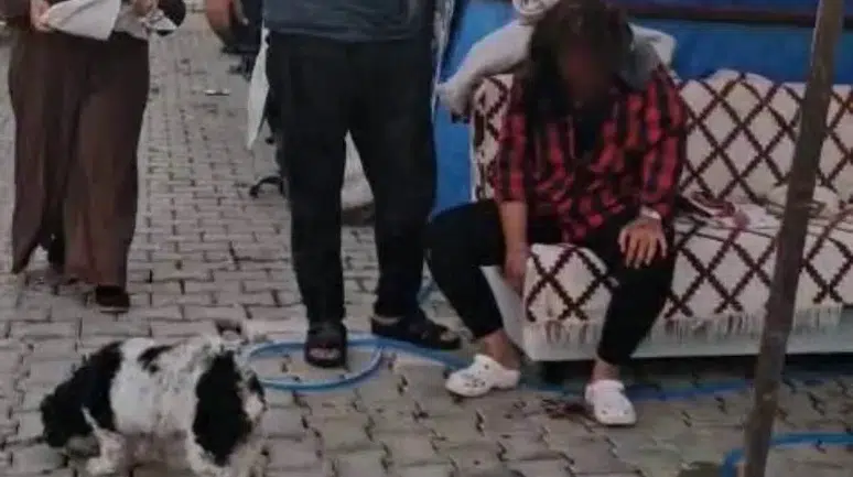 Hatay'da konteyner kentte pala dehşeti