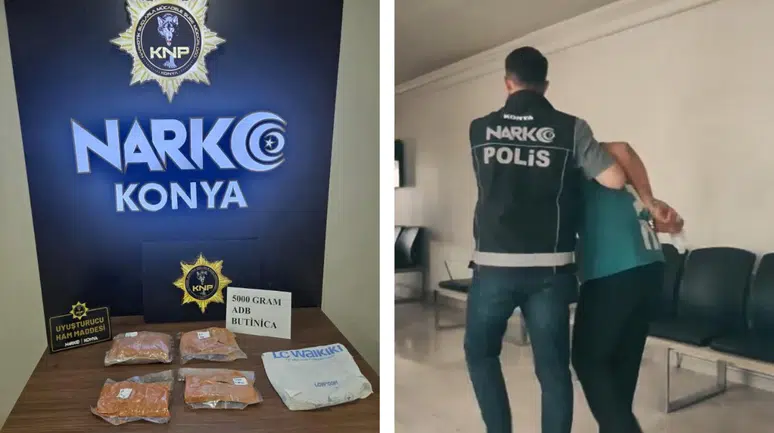 Konya'da uyuşturucu imalatına darbe