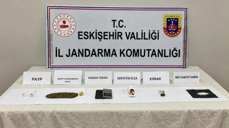 Eskişehir'de jandarmadan uyuşturucu baskını : 1 şüpheli tutuklandı