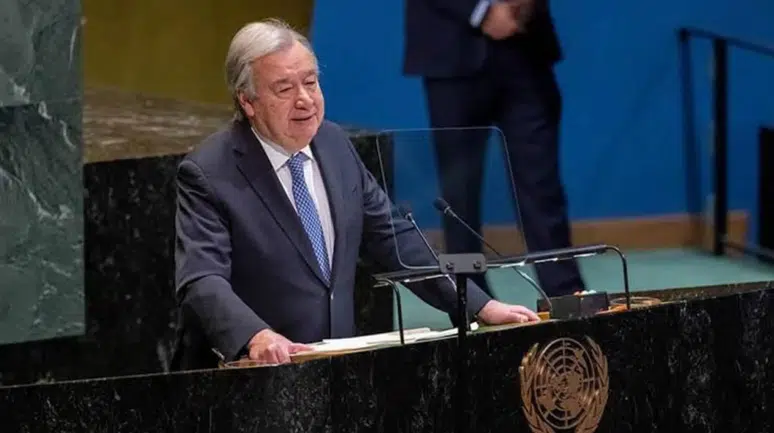 Guterres, BM Genel Kurulu’na son kez hitap etti : Artık yeter!