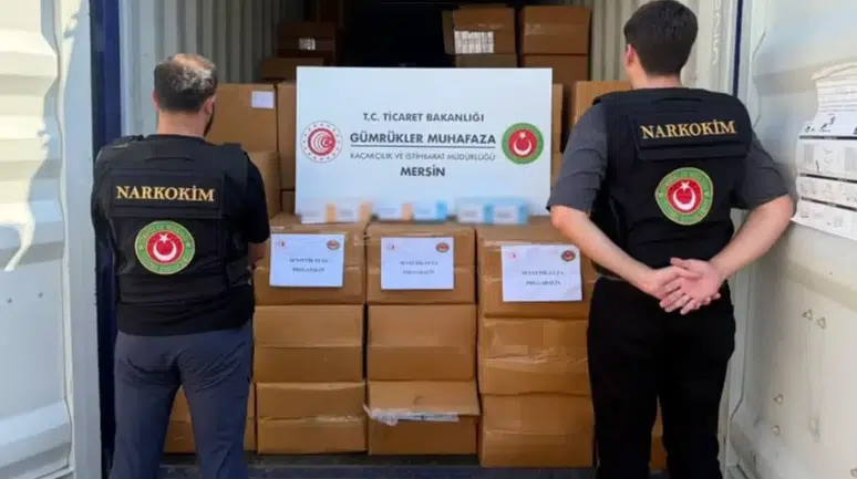 Mersin'de üç ayrı operasyon : 1 ton 716 kilogram pregabalin ele geçirildi