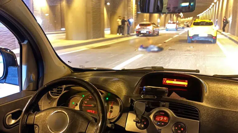 Kocaeli’de motosiklet kazası : Sürücü tünelde hayatını kaybetti