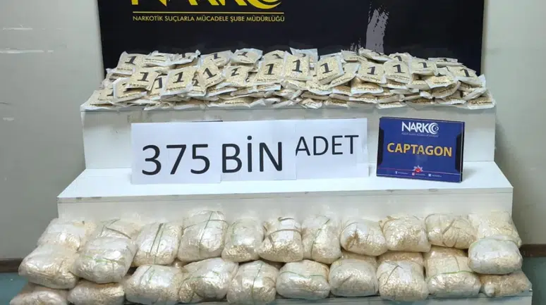 MİT ve polisten nefes kesen operasyon : 375 bin uyuşturucu hap ele geçirildi, 6 gözaltı