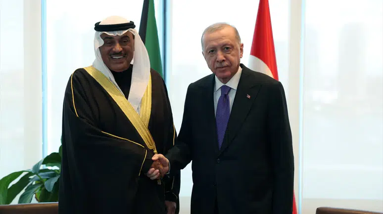 Cumhurbaşkanı Erdoğan, Kuveyt Veliaht Prensi Al-Sabah ile görüştü