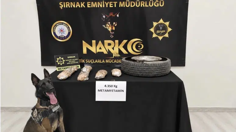 Cizre’de durdurulan araçta 4 kilo 350 gram sentetik uyuşturucu ele geçirildi