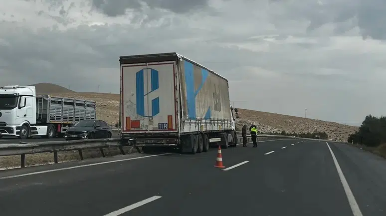 Eskişehir-Ankara yolunda korkutan anlar