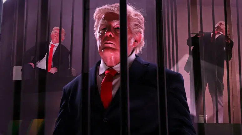 Tahran Sokaklarında Trump'a Karşı Sembolik Hapishane Eylemi