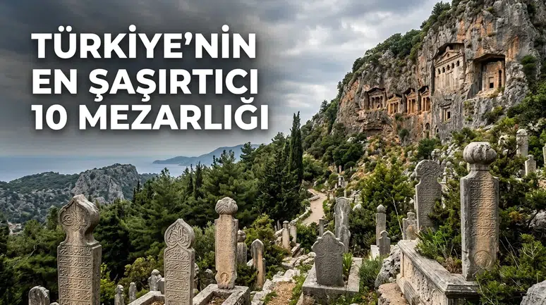 Türkiye'nin en ilginç 10 mezarlığı! Gören bir daha bakıyor!