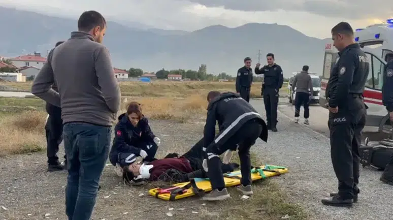 Erzincan'da Motosiklet Kazası: Bir Yaralı