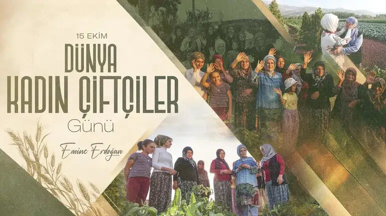 Emine Erdoğan'dan Dünya Kadın Çiftçiler Günü Mesajı