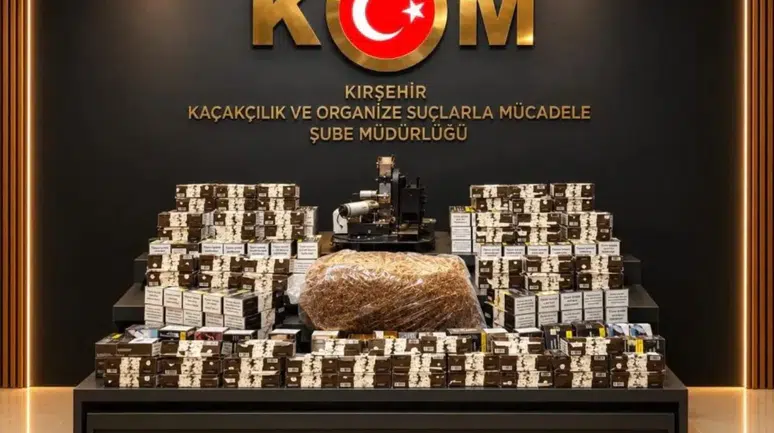 Kırşehir'de kaçak tütün operasyonu