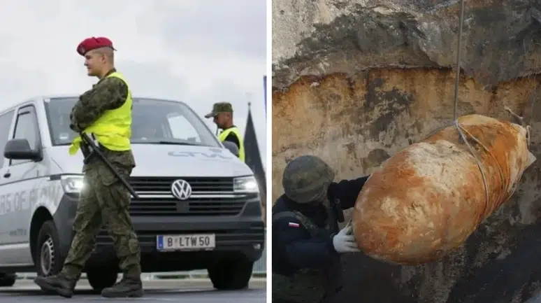 Polonya'da 250 kilogramlık bomba paniği : 3 bin kişi tahliye ediliyor