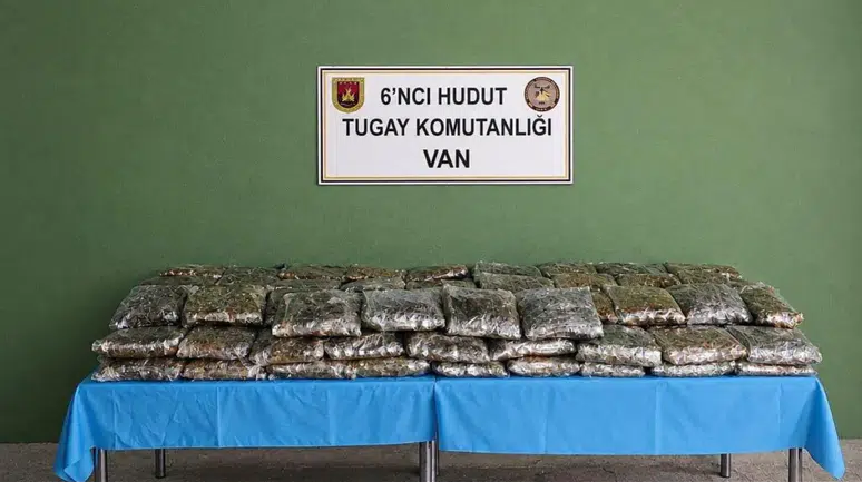 Van Hudut Hattında 59 Kilo 734 Gram Uyuşturucu Ele Geçirildi