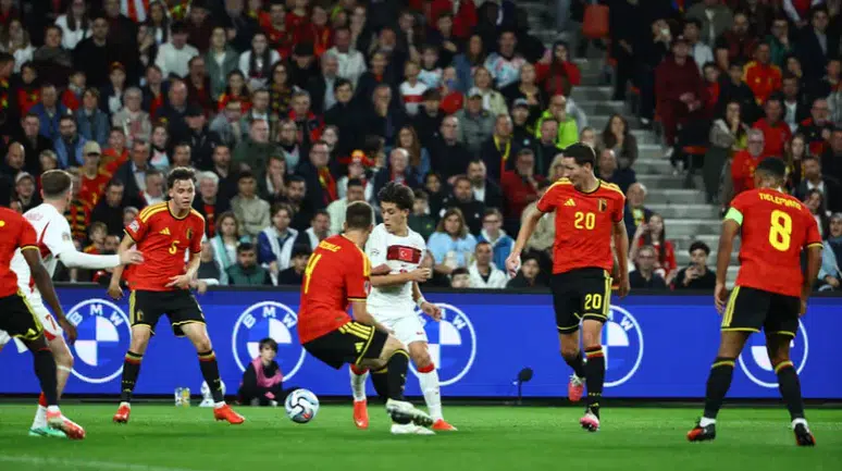 A Milli Futbol Takımı Belçika'ya 3-0 mağlup oldu