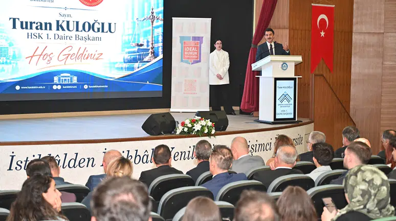 HSK 1. Daire Başkanı Turan Kuloğlu, Çankırı'da hukuk öğrencileriyle buluştu