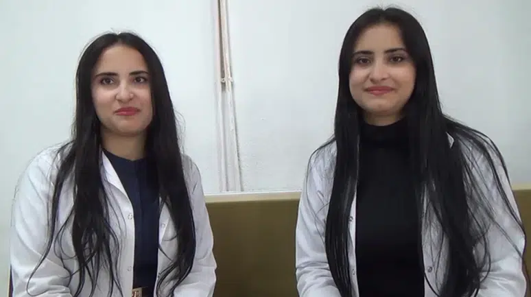 Erzurumlu İkiz Öğretmenler Aynı Okulda Görev Yapıyor