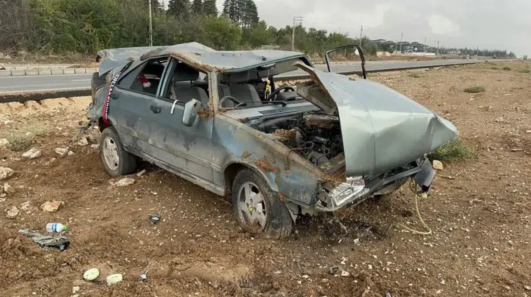 Elazığ'da feci kaza : Tofaş takla attı, 25 yaşındaki sürücü hayatını kaybetti