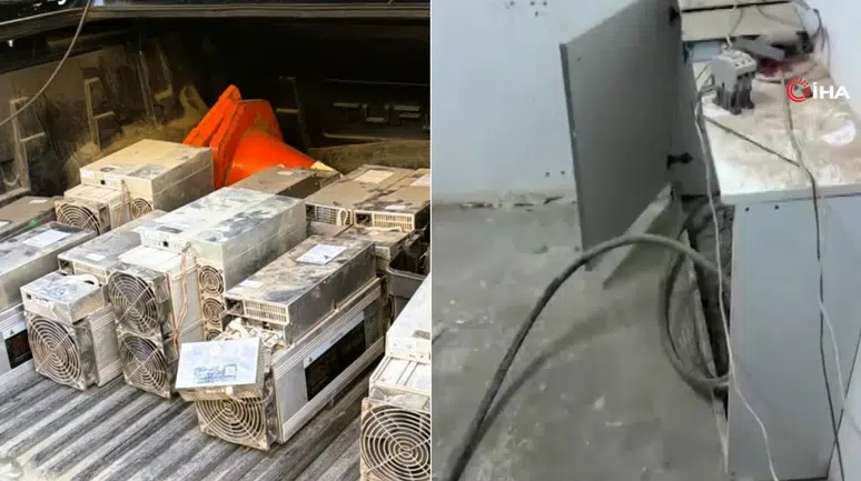 Mardin Nusaybin'de Kaçak Elektrikle Kripto Para Tesisine Baskın