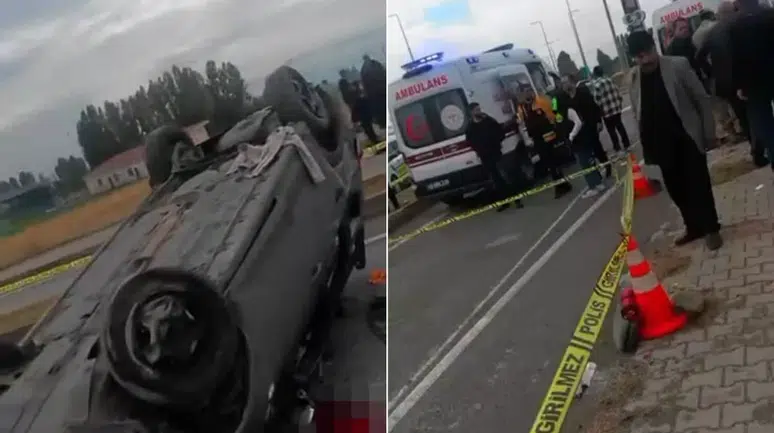 Muş Korkut ilçesinde trafik kazası: 1 ölü, 3 yaralı
