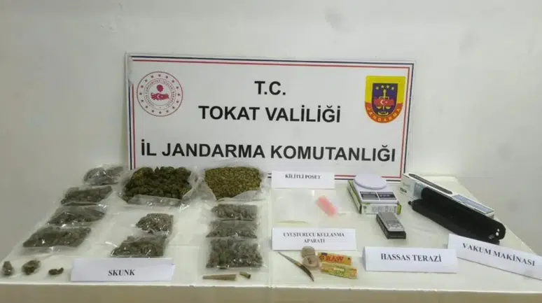 Tokat'ta uyuşturucu operasyonu