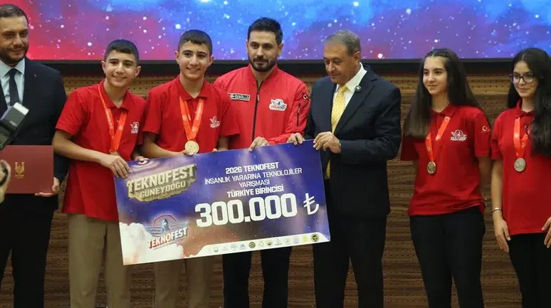 TEKNOFEST Şanlıurfa'da Dereceye Giren Takımlar Ödüllerine Kavuştu
