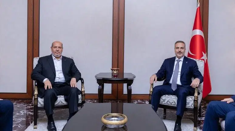 Hakan Fidan, Hamas heyetini Ankara'da kabul etti