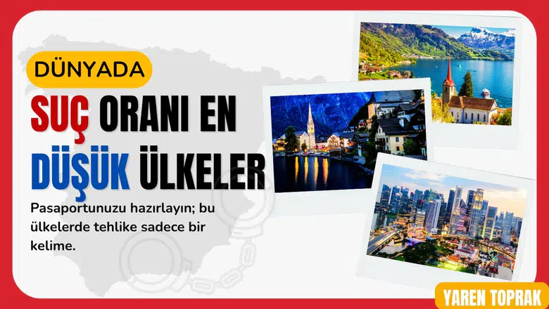 Suç oranı en düşük 10 ülke !