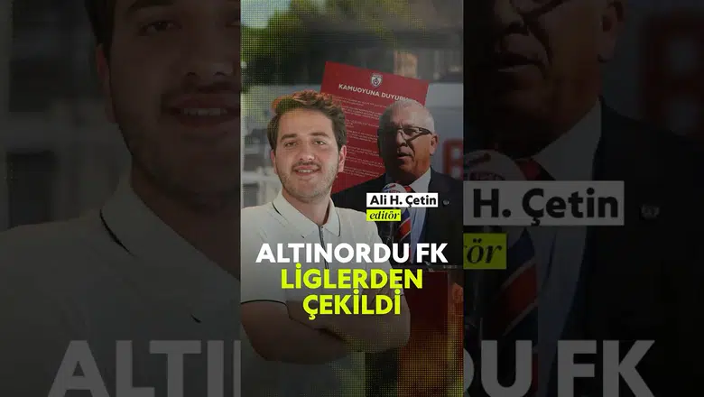Altınordu FK liglerden çekildi : Kulüp altyapıya odaklanma kararı aldı