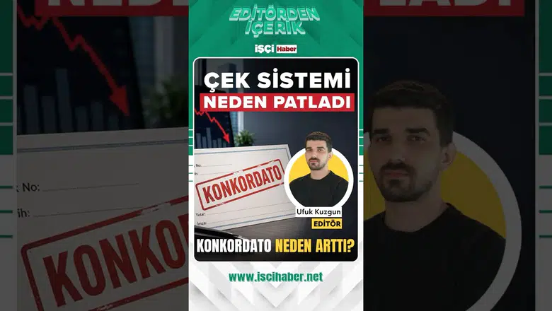 Çek sistemi neden patladı, konkordato neden arttı?