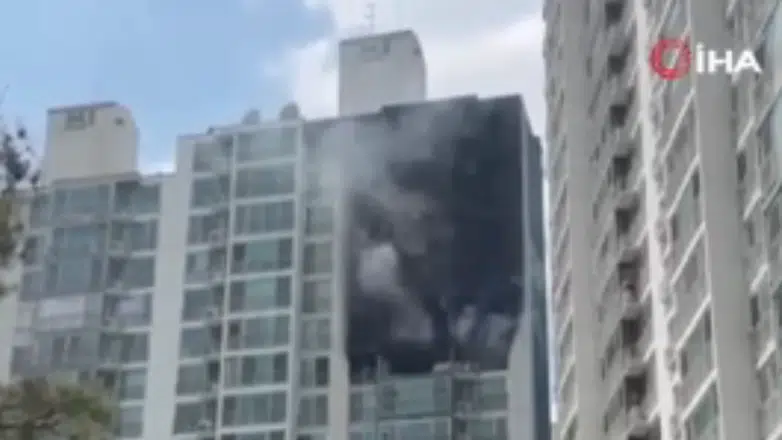 Güney Kore'de apartmanda yangın çıktı : 2 ölü, 6 yaralı