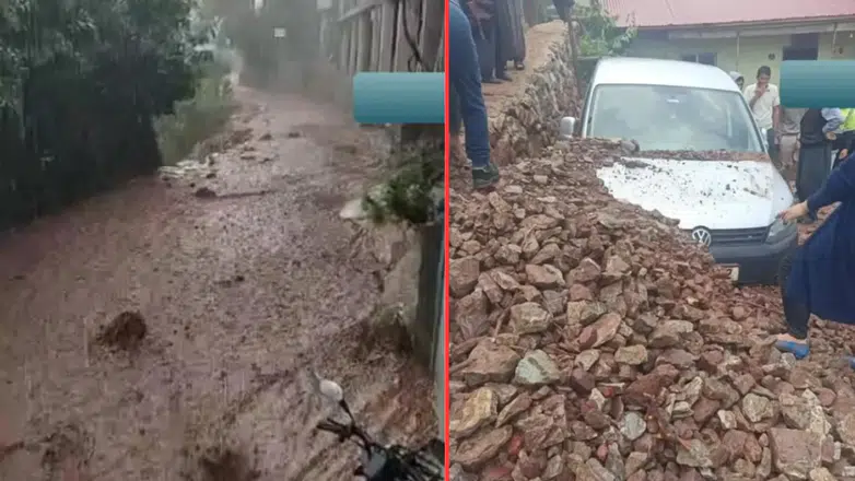 Kayseri'de sağanak yağış sele neden oldu : Ev ve araçlar zarar gördü