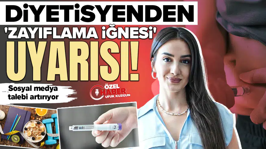 Diyetisyenden 'zayıflama iğnesi' uyarısı: Sosyal medya talebi artırıyor