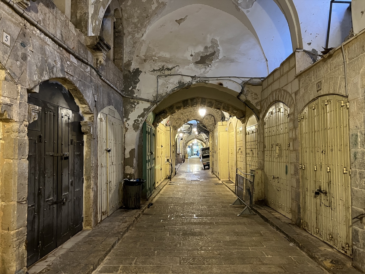 İşte İsrail'in cuma namazını yasakladığı Mescid-i Aksa'dan fotoğraflar 12