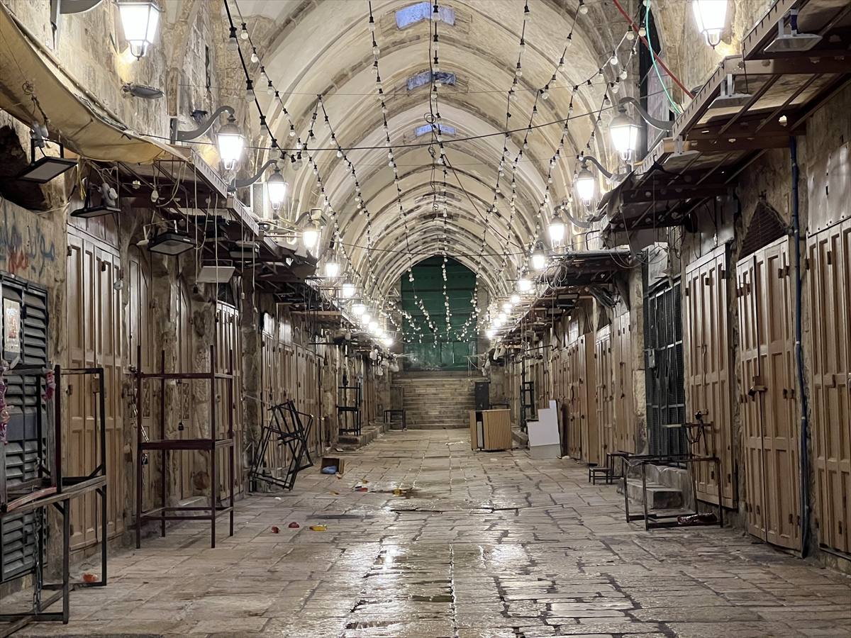 İşte İsrail'in cuma namazını yasakladığı Mescid-i Aksa'dan fotoğraflar 2