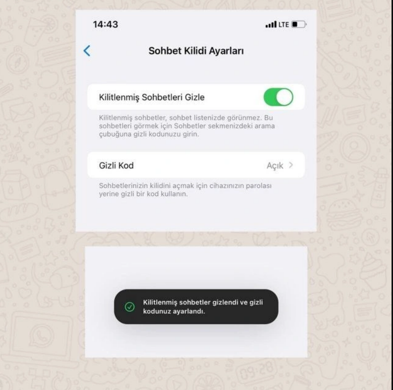 WhatsApp'ta yeni özellik! İşte sohbet kilitlemenin detayları 5