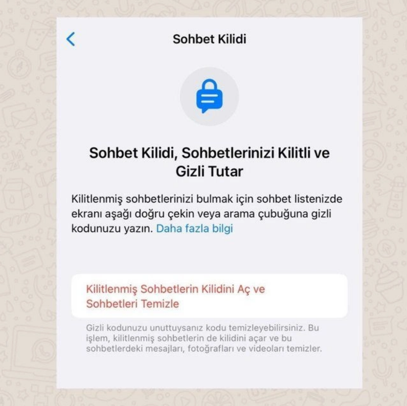 WhatsApp'ta yeni özellik! İşte sohbet kilitlemenin detayları 8