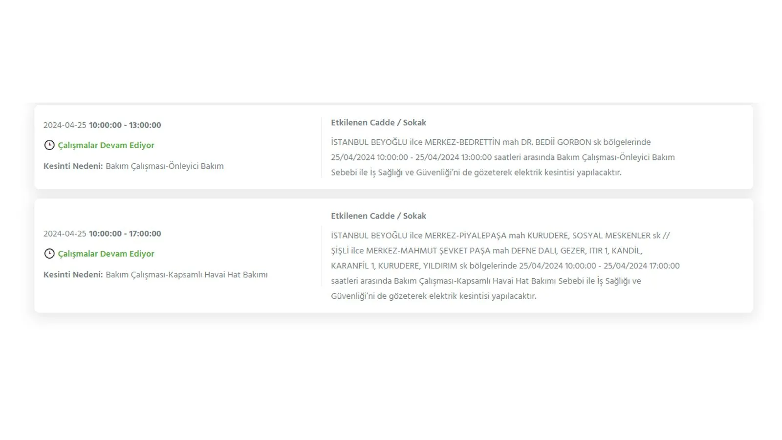 BEDAŞ'tan elektrik kesintisi uyarısı: İstanbul'da hangi ilçeleri kapsıyor? 11