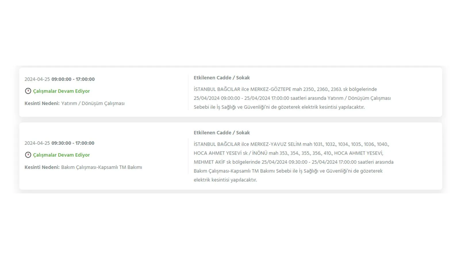 BEDAŞ'tan elektrik kesintisi uyarısı: İstanbul'da hangi ilçeleri kapsıyor? 4