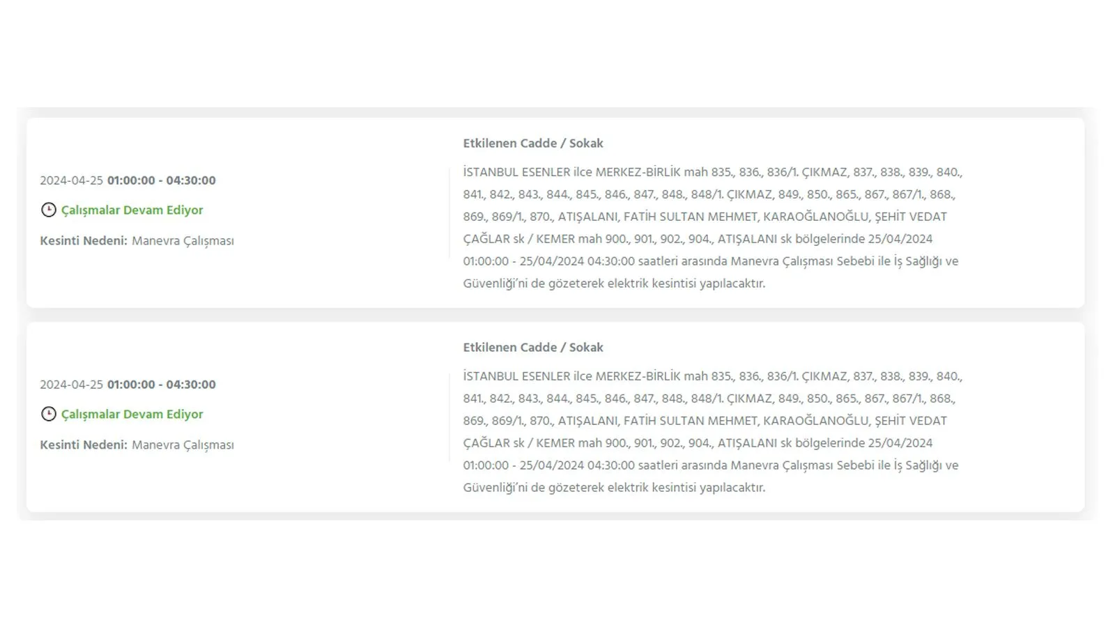 BEDAŞ'tan elektrik kesintisi uyarısı: İstanbul'da hangi ilçeleri kapsıyor? 13
