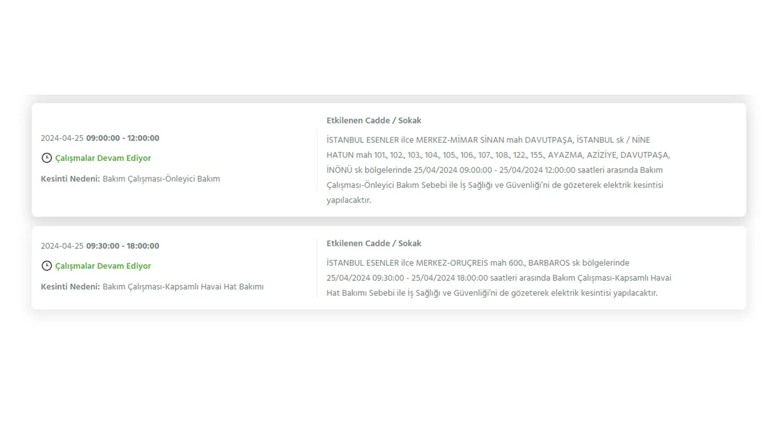 BEDAŞ'tan elektrik kesintisi uyarısı: İstanbul'da hangi ilçeleri kapsıyor? 14