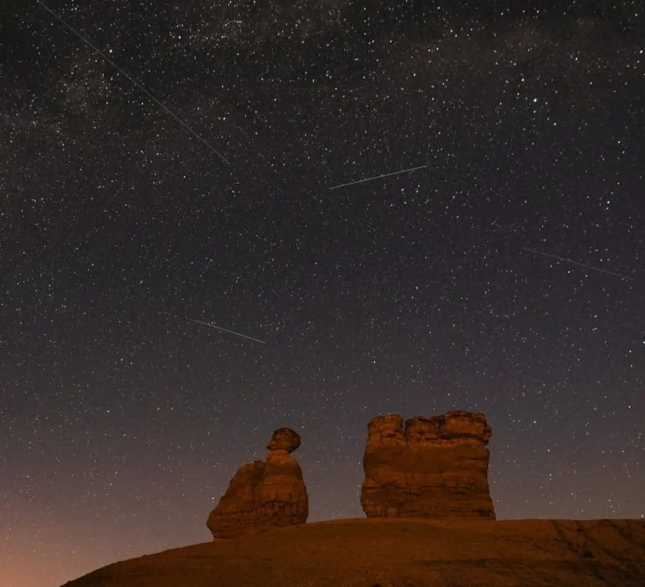 Türkiye'den Perseid meteor yağmuru manzaraları 3