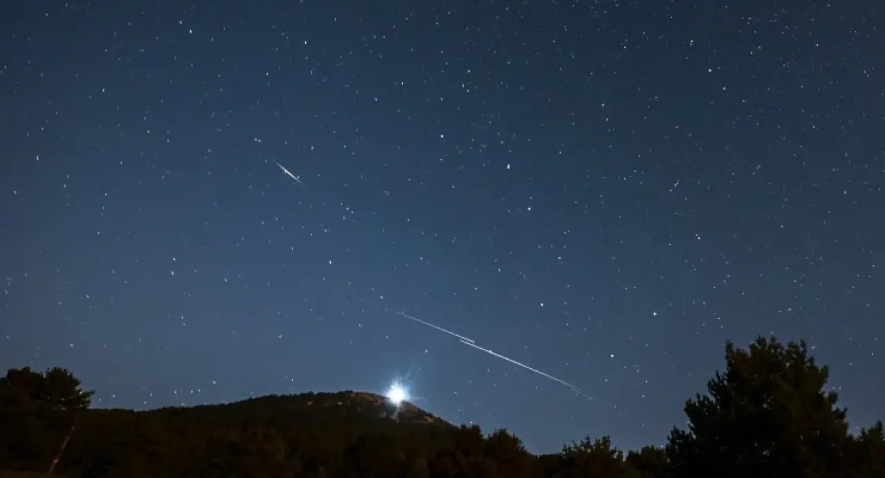 Türkiye'den Perseid meteor yağmuru manzaraları 1