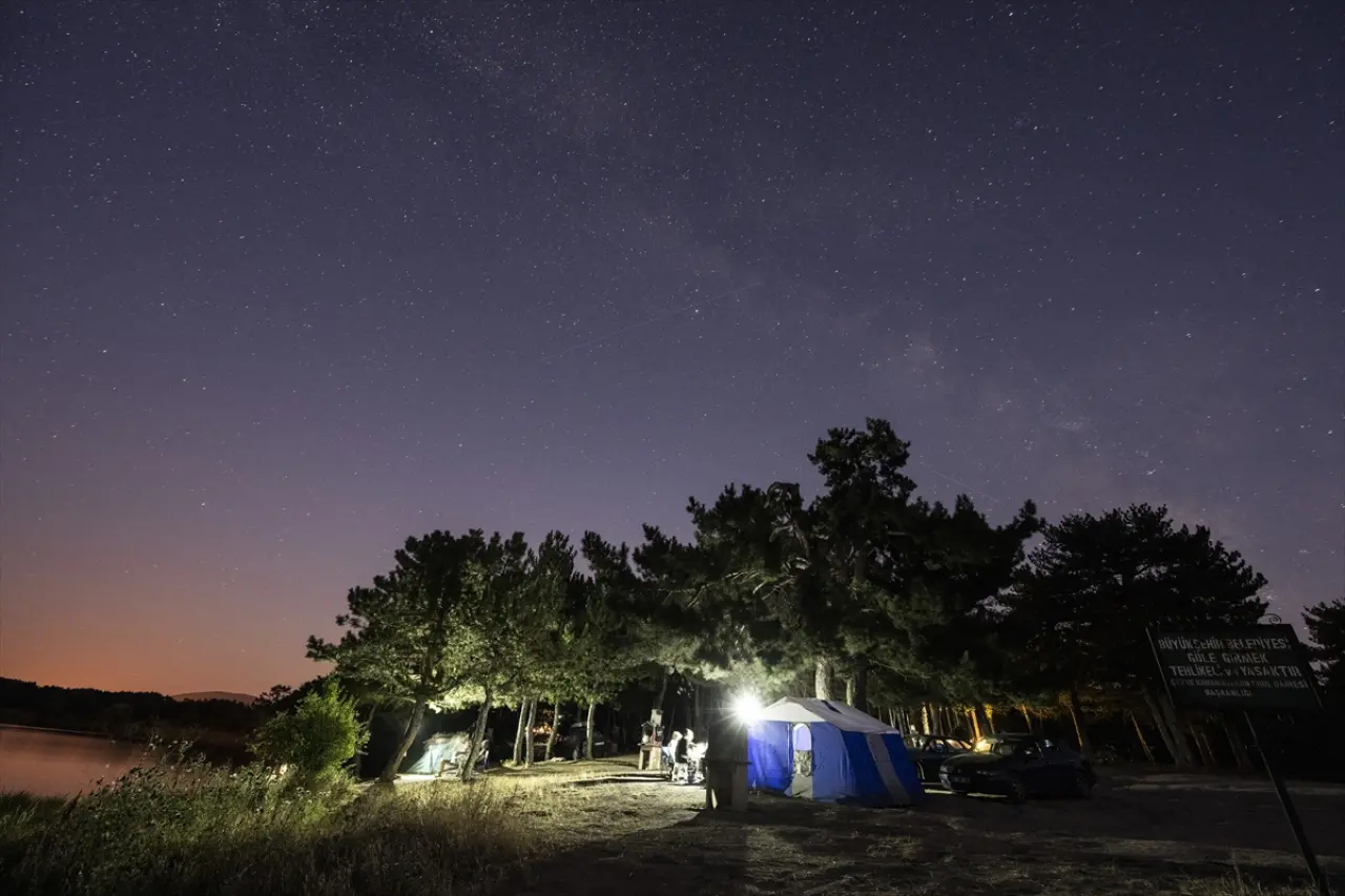 Türkiye'den Perseid meteor yağmuru manzaraları 12