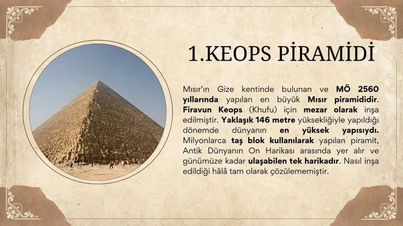 Antik Dünyanın 10 harikası 1