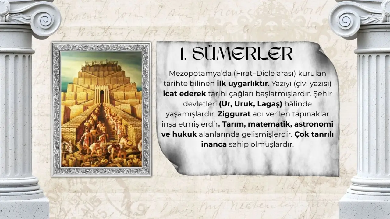 İlk medeniyetler hangileriydi? Tarihin ilk 10 uygarlığı 1