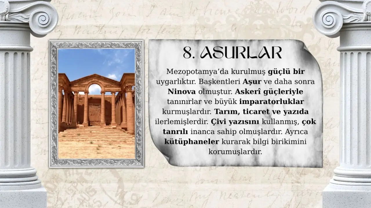 İlk medeniyetler hangileriydi? Tarihin ilk 10 uygarlığı 8