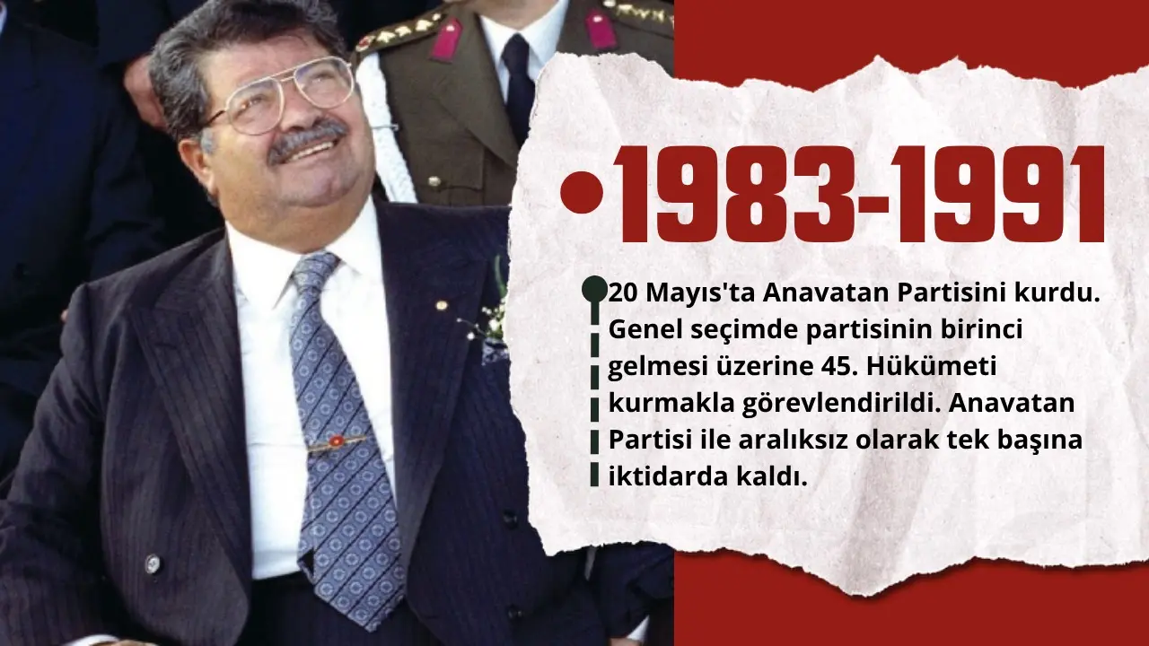 Bir döneme damga vuran lider Turgut Özal 7