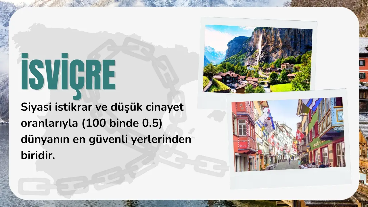 Suç oranı en düşük 10 ülke ! 5