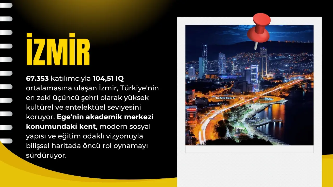 Türkiye'nin IQ ortalaması en yüksek 10 şehri 3
